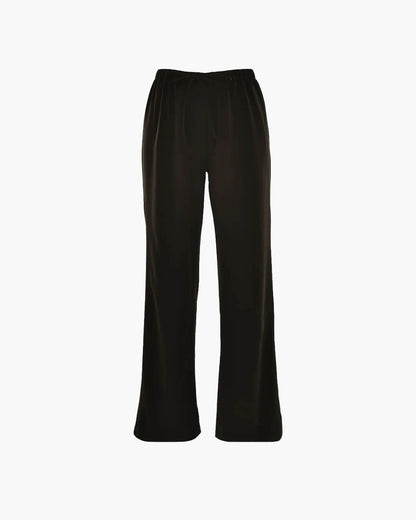 Sienna High Waist Satin Wide Leg Trousers