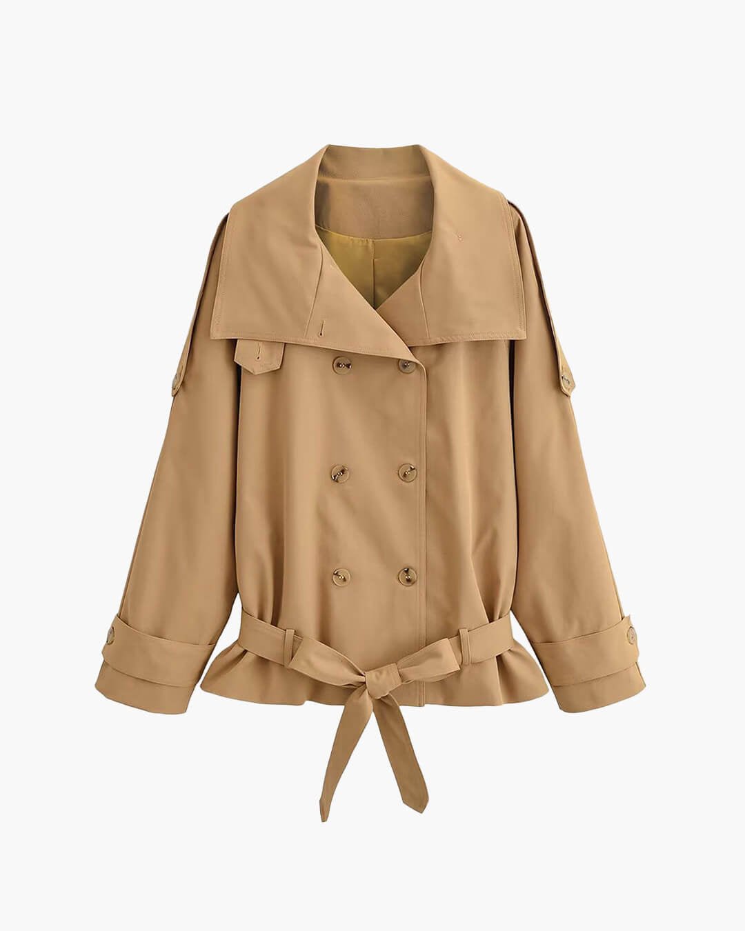 High Neck Utility Trench Jacket
