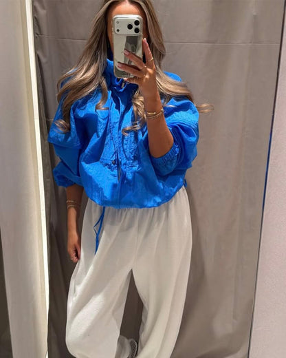 Erica Stehkragen Windbreaker Jacke