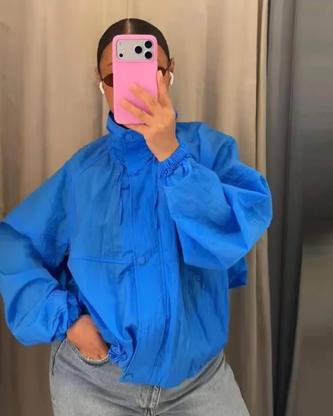 Erica Stehkragen Windbreaker Jacke