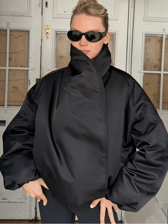 Oversized Gepolsterte Bomberjacke