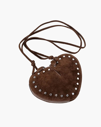Vintage-Umlege-Tasche aus Kunstwildleder als Umhängetasche