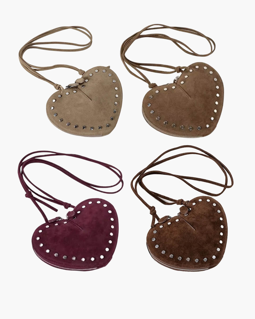 Vintage-Umlege-Tasche aus Kunstwildleder als Umhängetasche