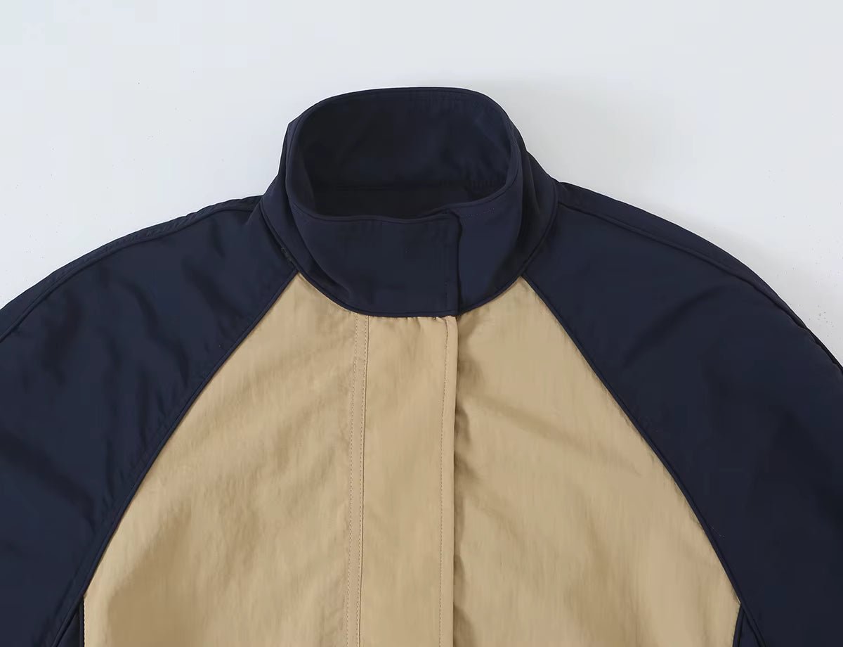 Carla Patchwork Nylon Trainingsanzug