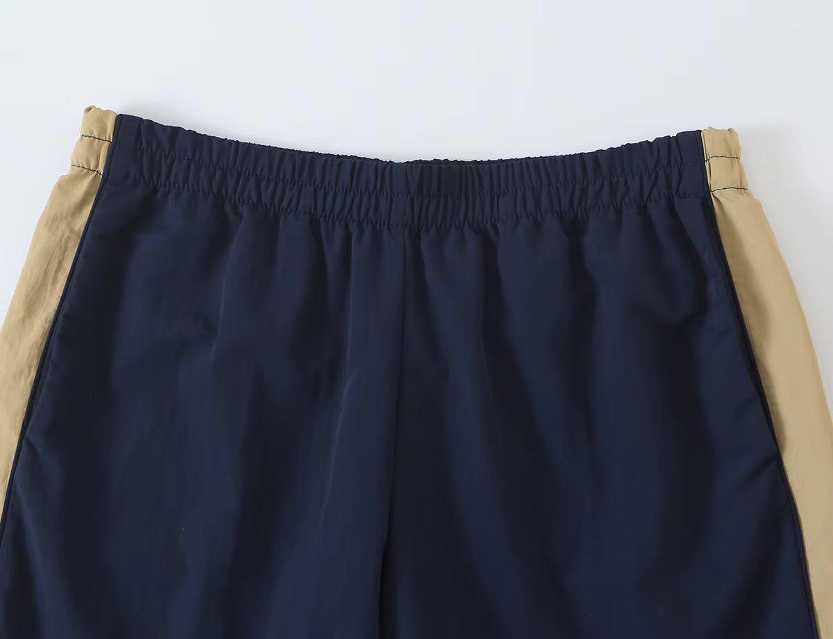 Carla Patchwork Nylon Trainingsanzug