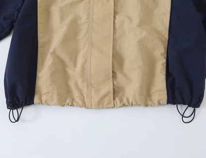 Carla Patchwork Nylon Trainingsanzug